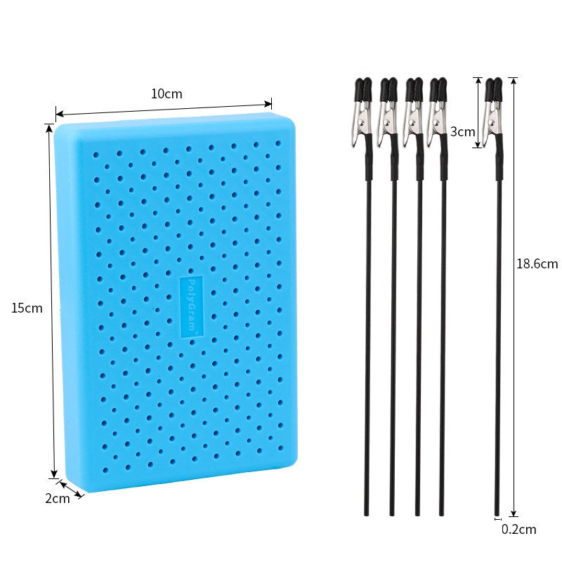 Model Painting Clips with Stand 5-Pack | Gunpla Tools Black