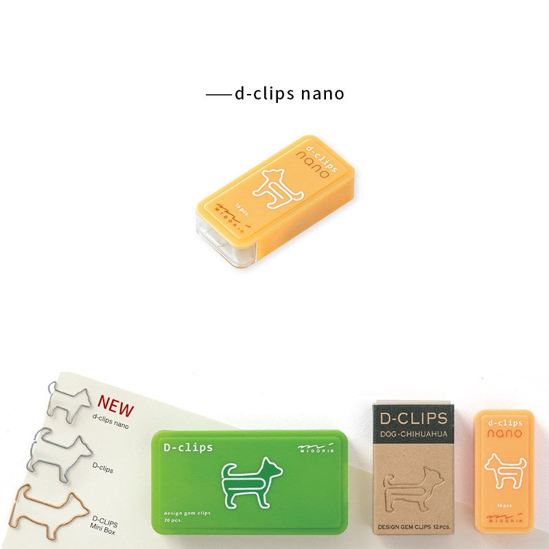 Midori D-Clips Nano Clips - Box of 16