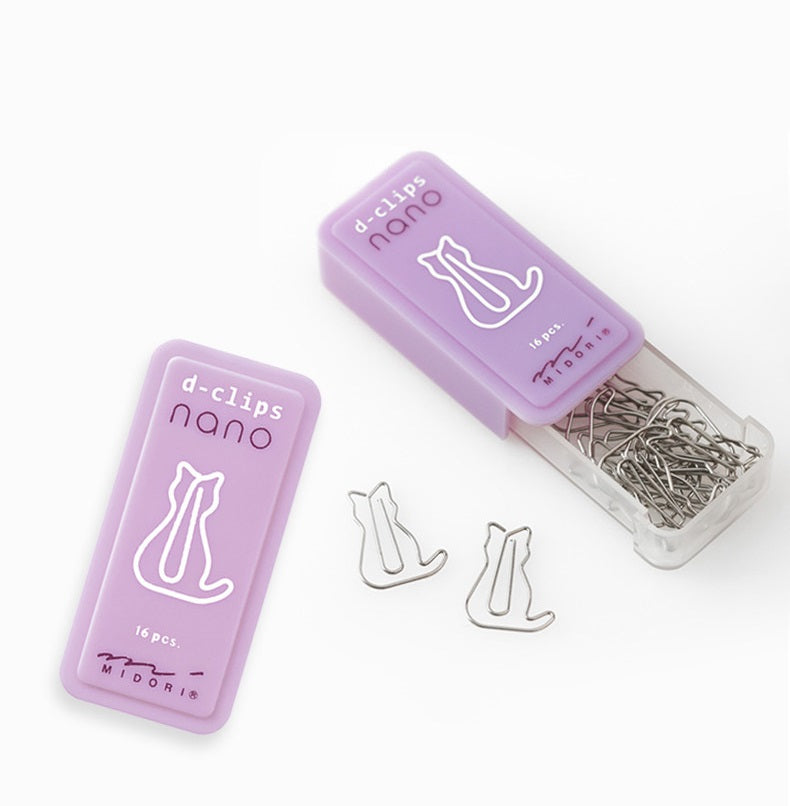 Midori D-Clips Nano Clips - Box of 16