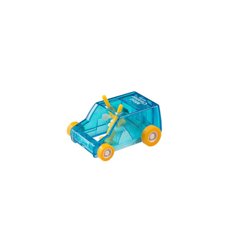 Midori Mini Eraser Dust Cleaner Car- Transparent Square Blue