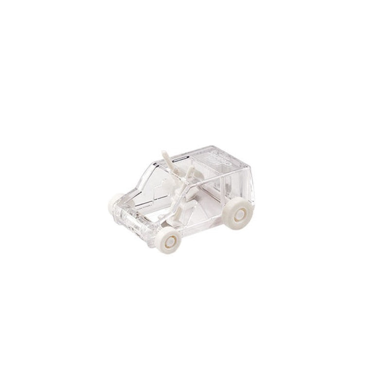 Midori Mini Eraser Dust Cleaner Car- Transparent Square Clear