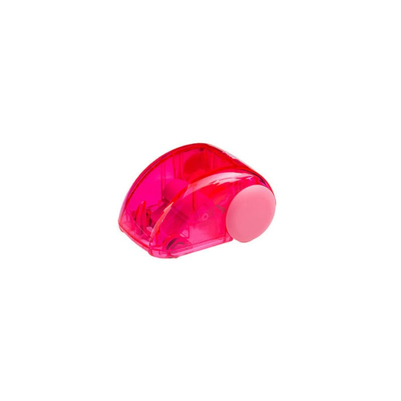Midori Mini Eraser Dust Cleaner Car- Transparent Round Pink