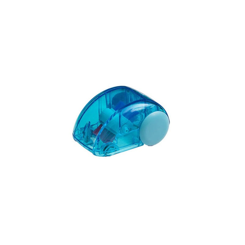 Midori Mini Eraser Dust Cleaner Car- Transparent Round Blue