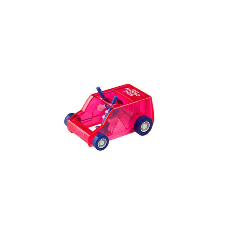 Midori Mini Eraser Dust Cleaner Car- Transparent Square Pink
