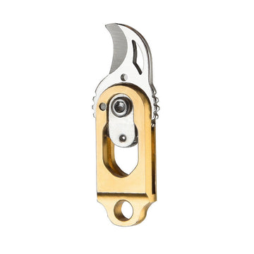 Brass Mini Folding Claw Knife – Compact Portable Keychain Tool