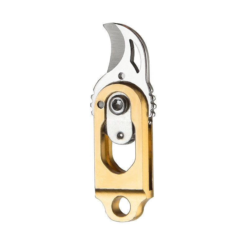 Brass Mini Folding Claw Knife – Compact Portable Keychain Tool
