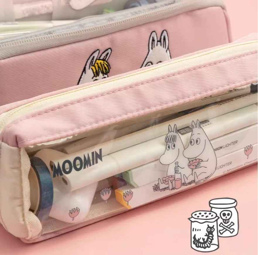 M&G × Moomin Pencil Case Stationery Bag