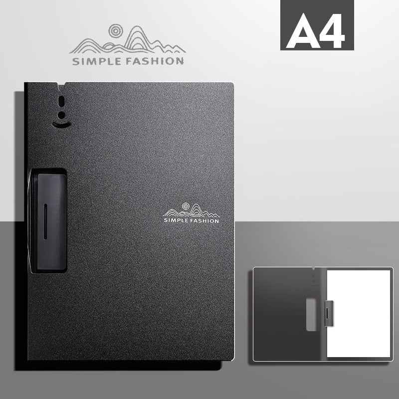 Multifunctional Clipboard A4 – Horizontal & Vertical Folders Horizontal Black