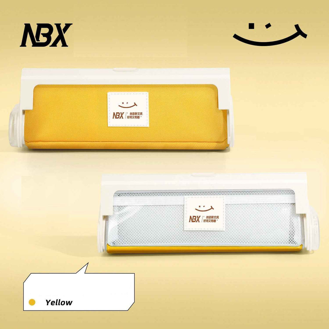 NBX Gear Pudding Zipperless Pencil Case Stationery Storage for School Red