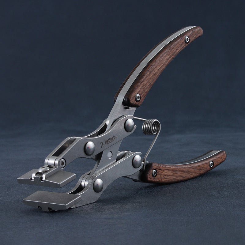 Nattools Leather Flat Pliers Stainless Steel Classic