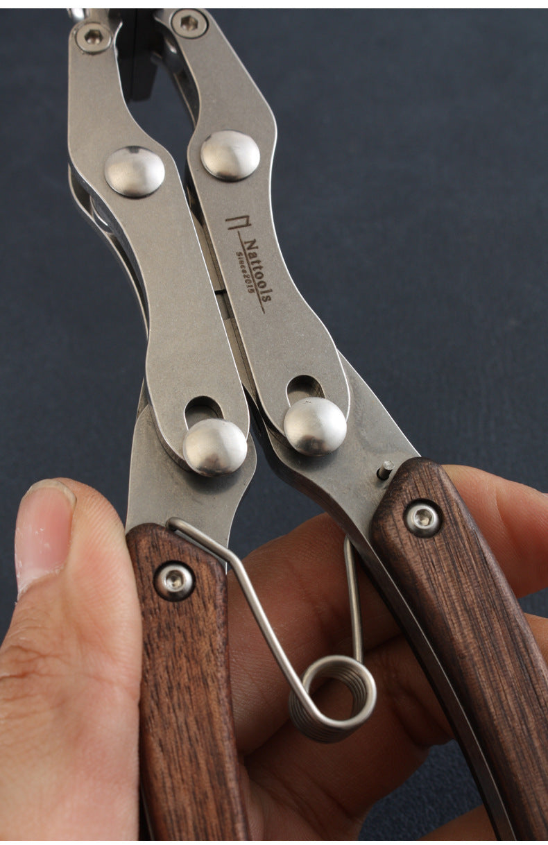 Nattools Leather Flat Pliers Stainless Steel