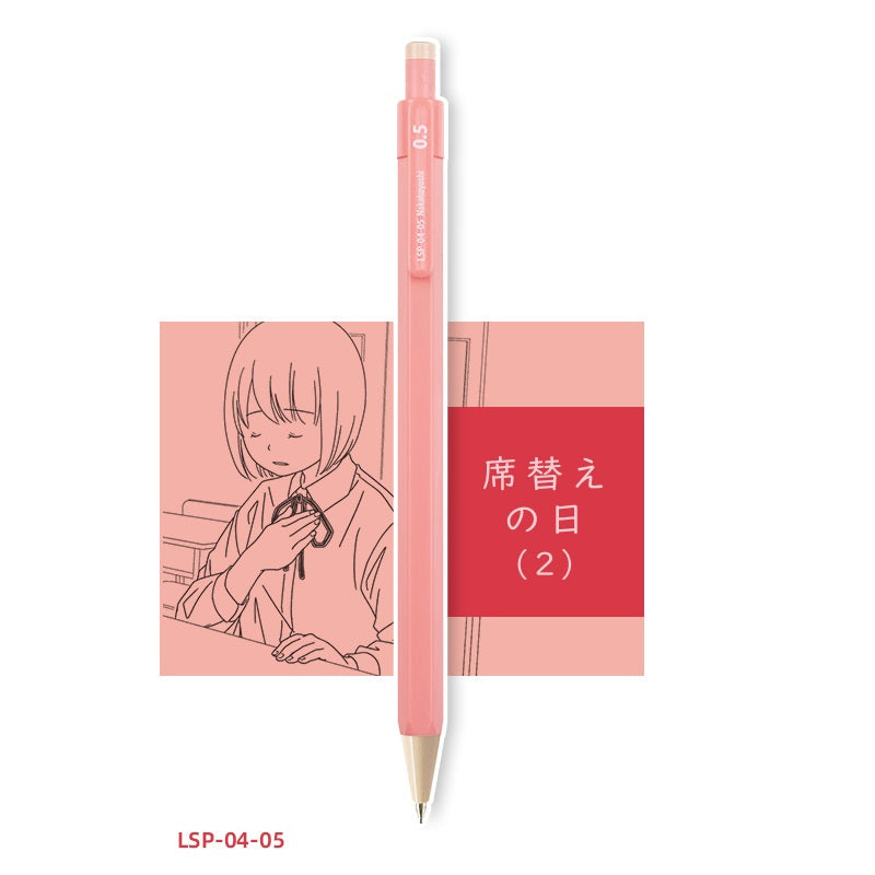 Nakabayashi 6 Sided Mechanical Pencil Nostalgia Series Sekigae (Seat Change)