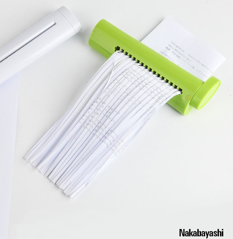 Nakabayashi NSH-H01 Portable Manual Paper Shredder
