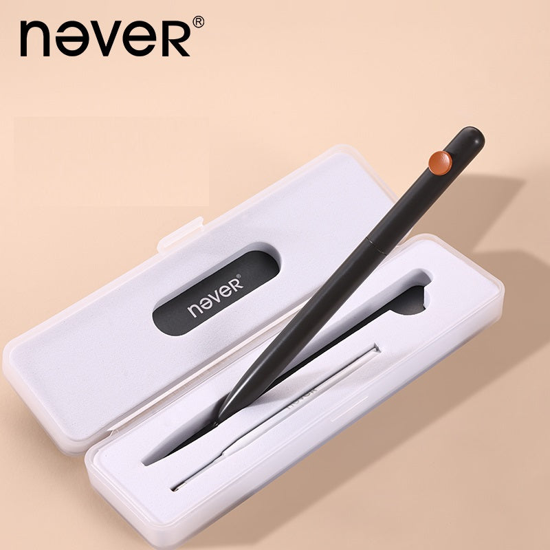 Never Metal Gel Ink Ballpoint Pen – 0.5mm Solid Color Retro