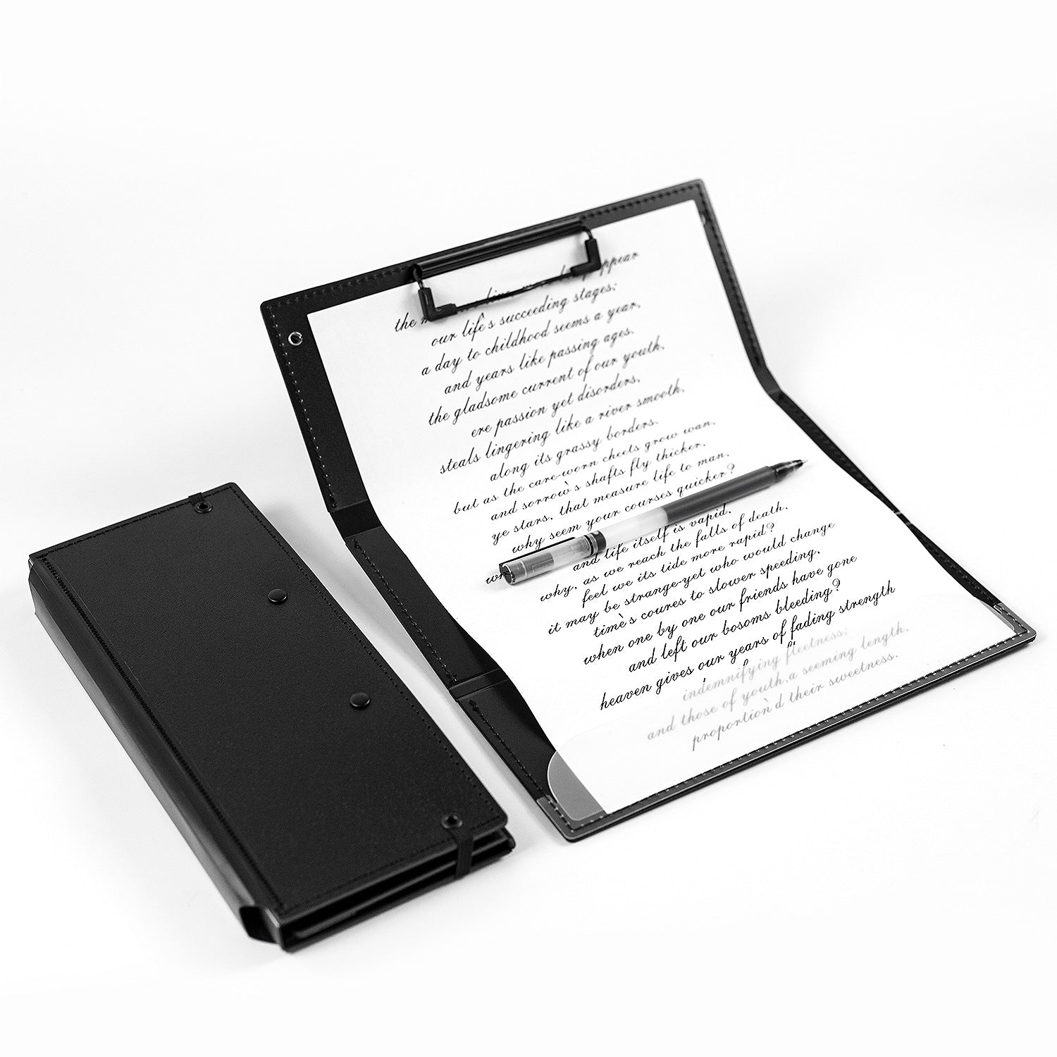 Nursing Foldable Plastic Clipboard 3 Layers with Medical Edition Sheets