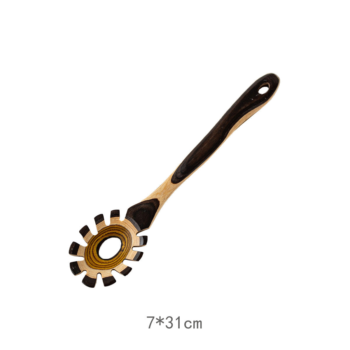 Moroccan Gradient Colorful Wooden Spoon | Pasta Server & Rice Ladle