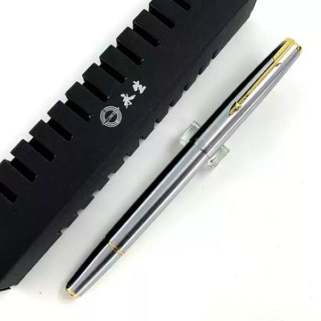 Wing Sung 601 Steel Fountain Pen Gold Clip