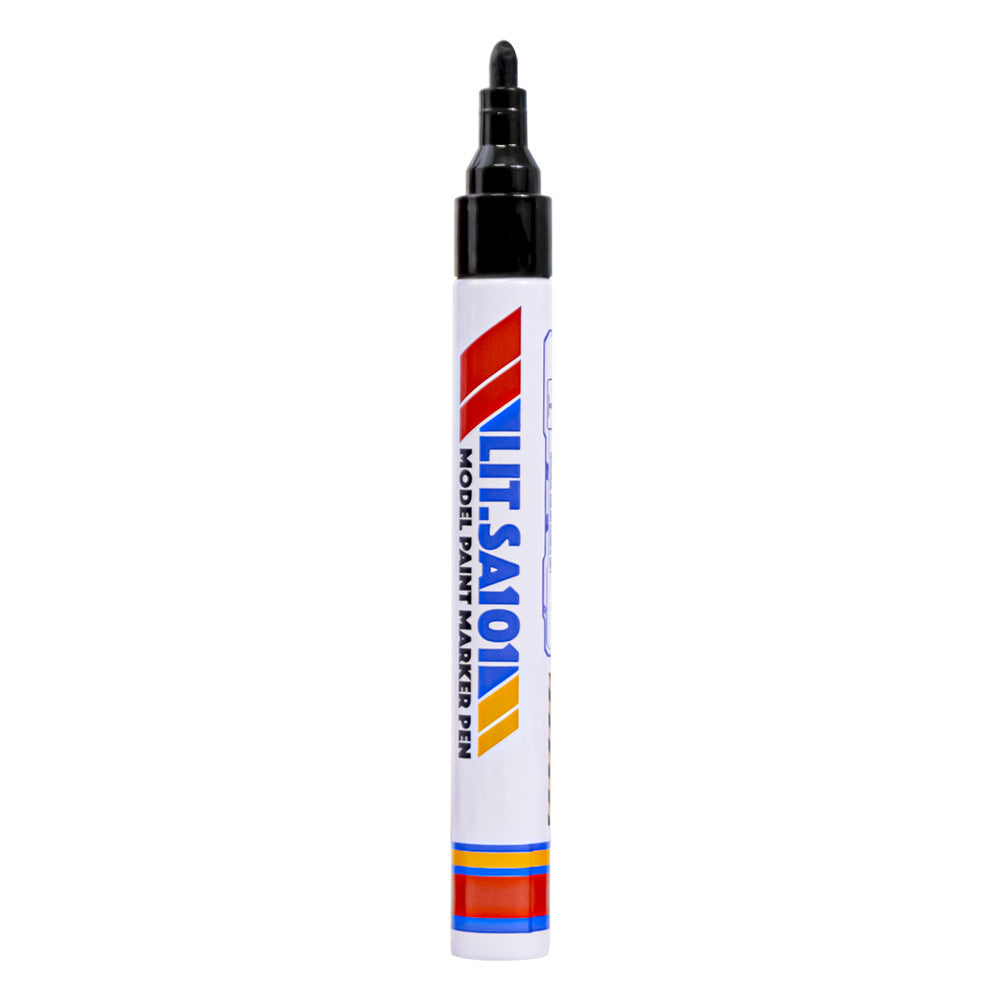 2pcs Model Paint Marker Pens Oil Based Black