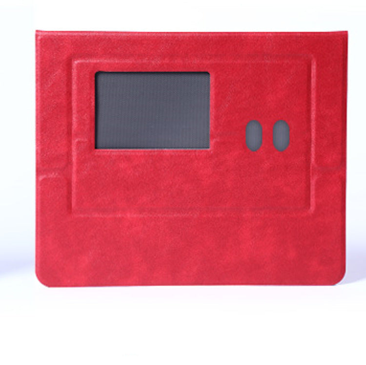PU Leather Multifunctional Mouse Pad with Phone Stand & 2 Pen Slots