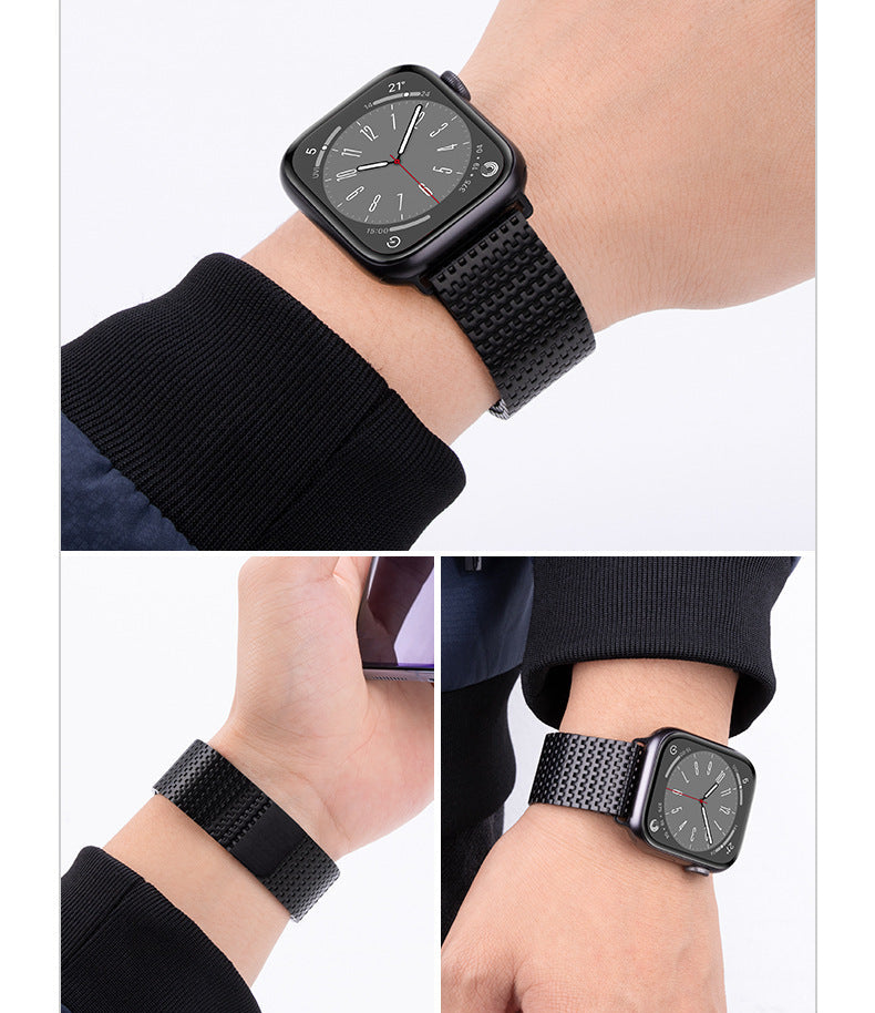 Apple Watch Chain-Link Magnetic Stainless Steel Band