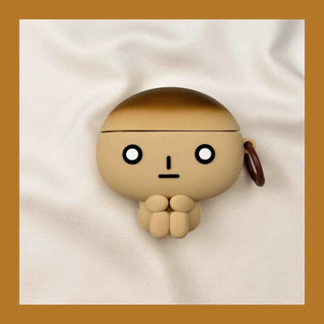 Japanese Kawaii Burnt Toast Character AirPods Case A