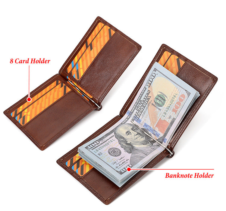Men's Slim Genuine Leather Wallet