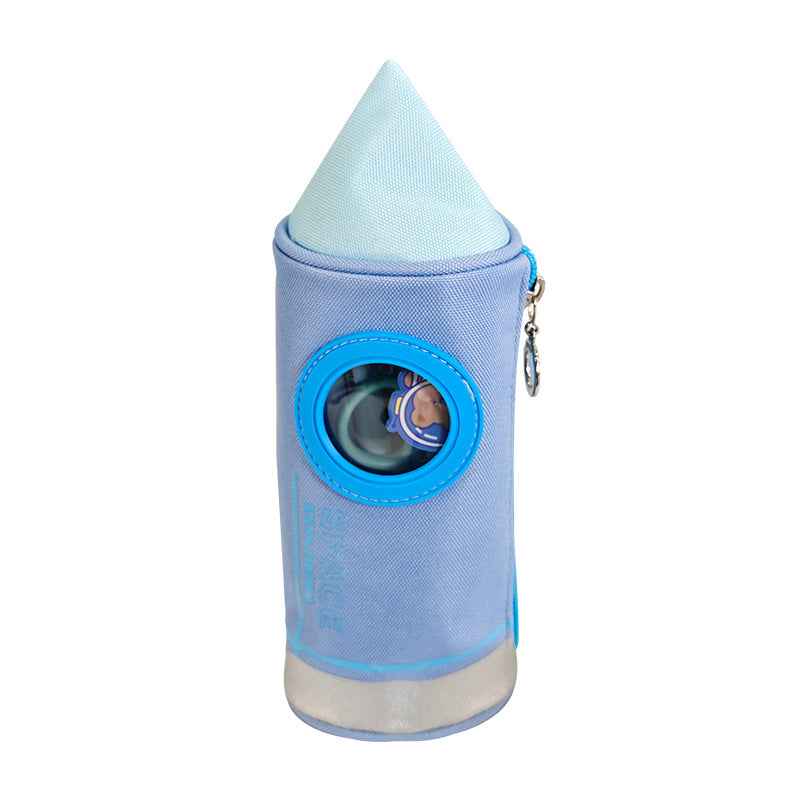 Space Exploration Rocket Design Large Capacity Pencil Case