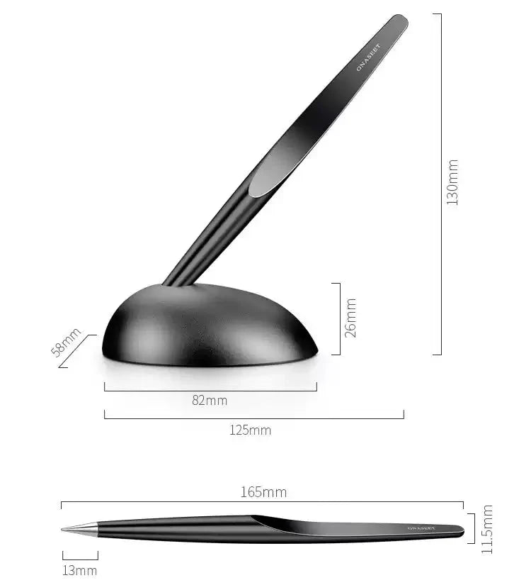 GNASEET Inkless Pen with Egg Stand – Aluminium Alloy Eternal Pen | Premium Desktop Writing Sculpture