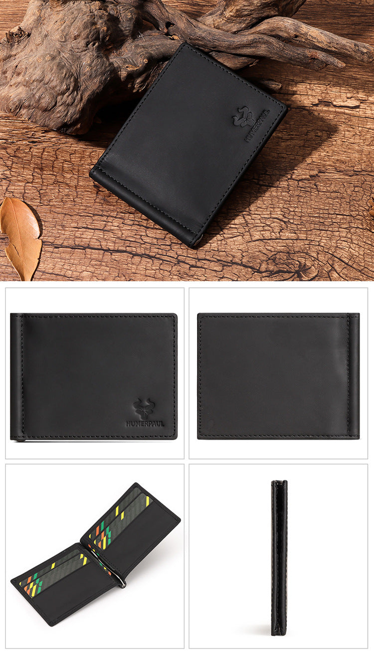 Men's Slim Genuine Leather Wallet