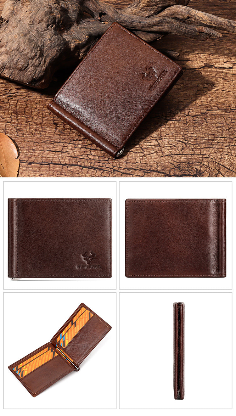 Men's Slim Genuine Leather Wallet