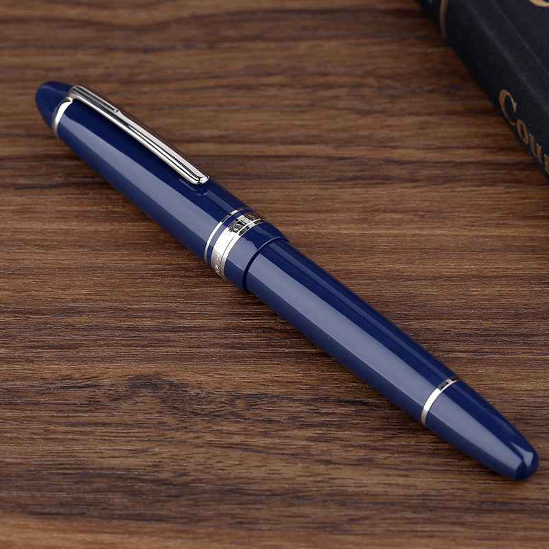 Majohn P136 Piston Fountain Pen Fine Nib with Box Blue