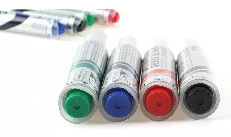 Pentel Maxiflo Whiteboard Marker Pen 6.0MM Bullet Tip MWL5M 4 Pack 4 Mixed Colors