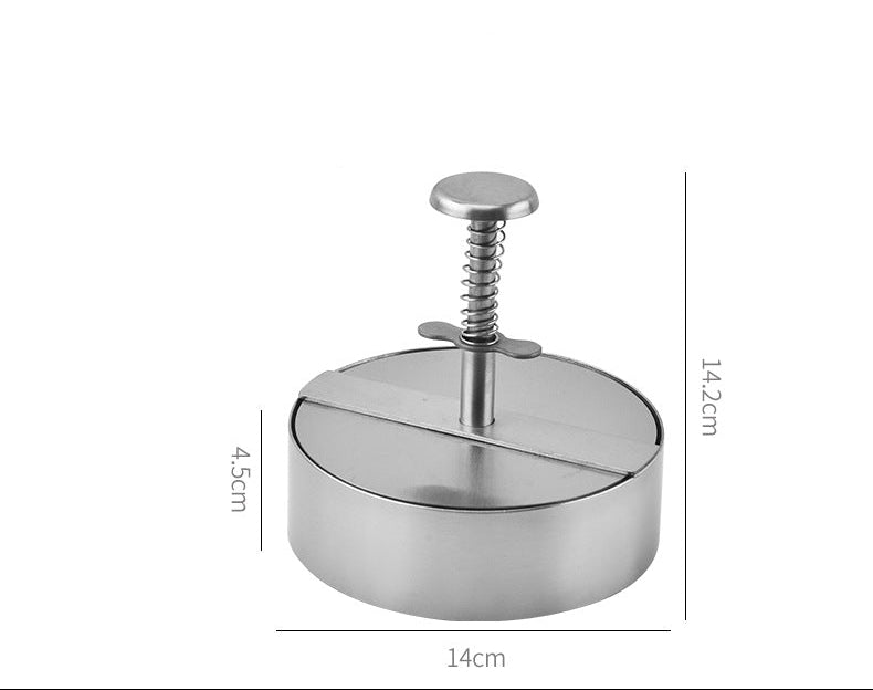 304 Stainless Steel Burger Press & Patty Maker Mould