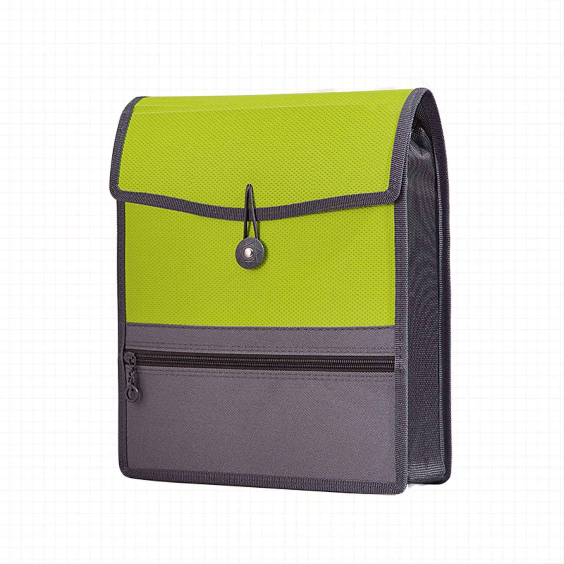 2 Pack Vertical Expandable File Folders A4 Letter Size Green