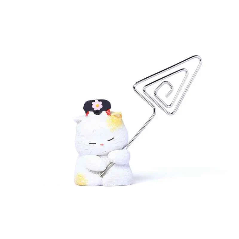 Forbidden City Cat Series Mini Figurine Memo Clip A