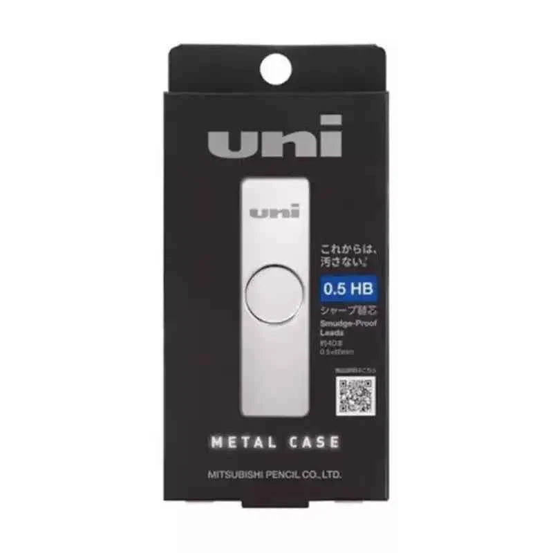Uni Smudge Proof Pencil Leads Metal Case 0.3/0.5 HB 0.5mm