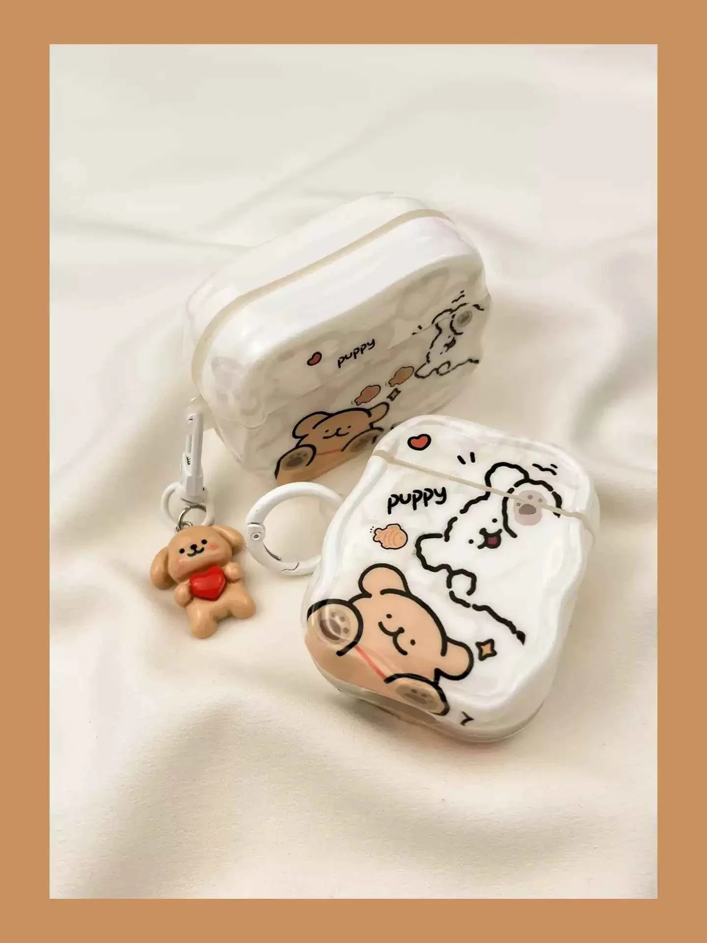 Fun Cartoon Dog AirPods Case