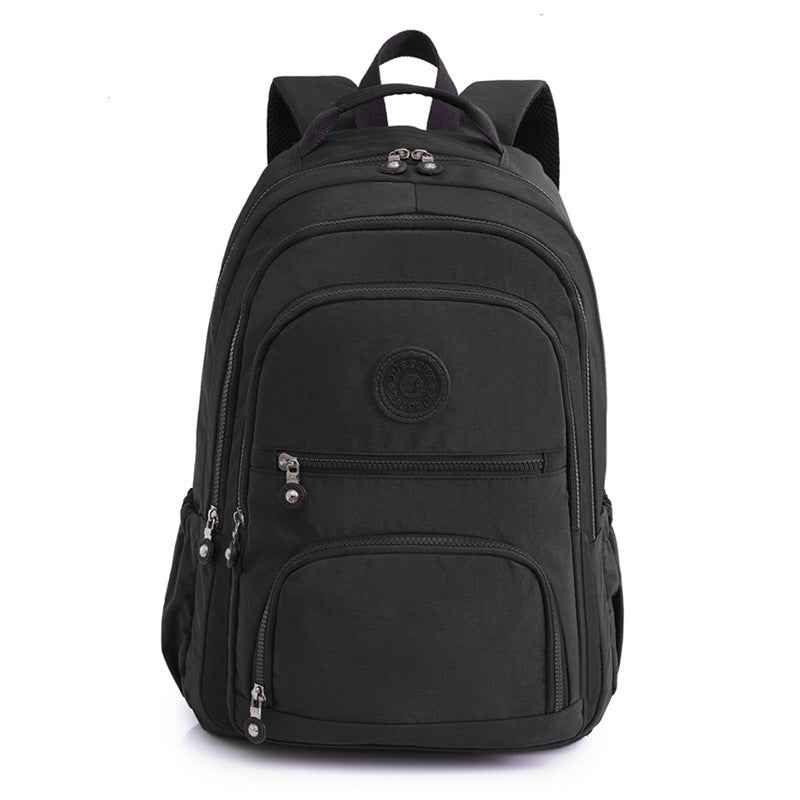 55L Lightweight Water-Resistant Backpack Outdoor Travel Bag Black