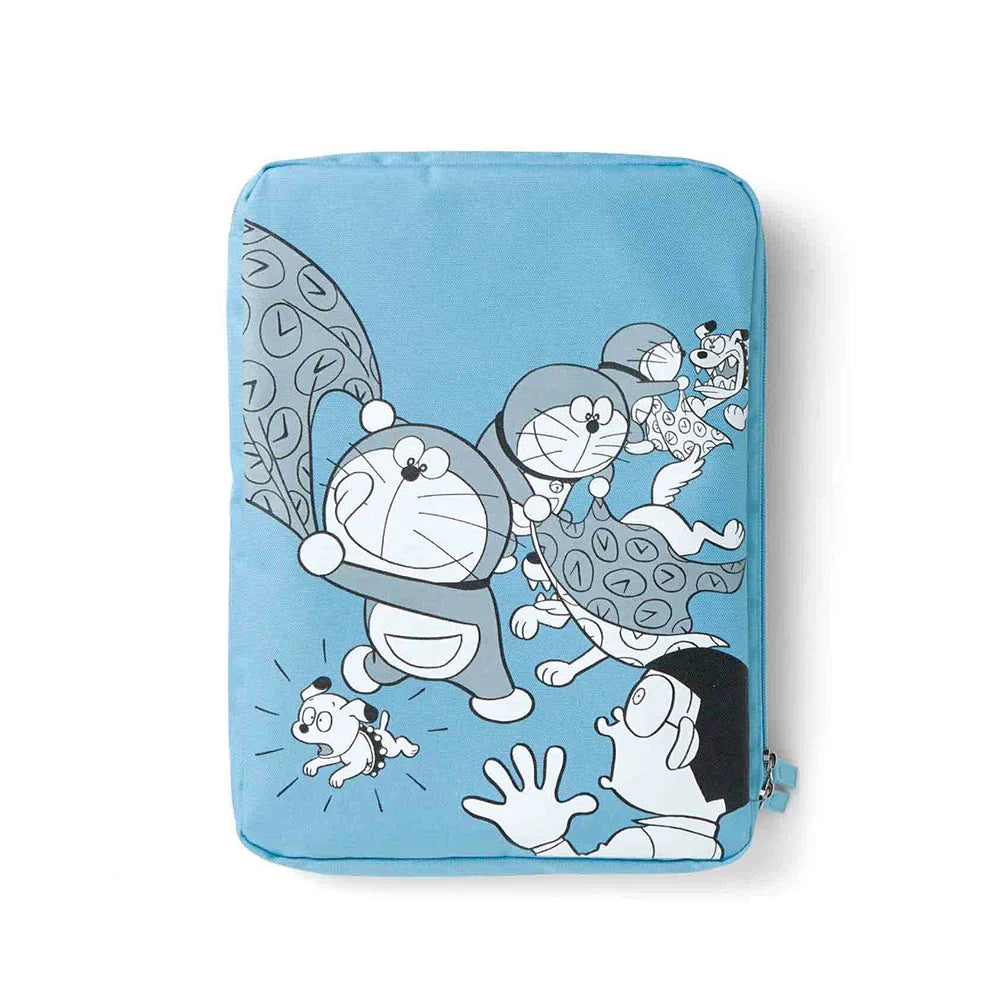 Cute Doraemon Cartoon Tablet & Scrapbook Bag File Organizer