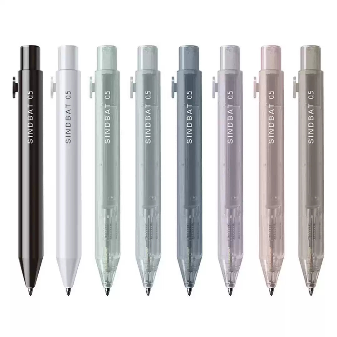 SUN-STAR SINDBAT Transparent Frosted Mechanical Pencil, 0.5 mm, 40 Leads Included