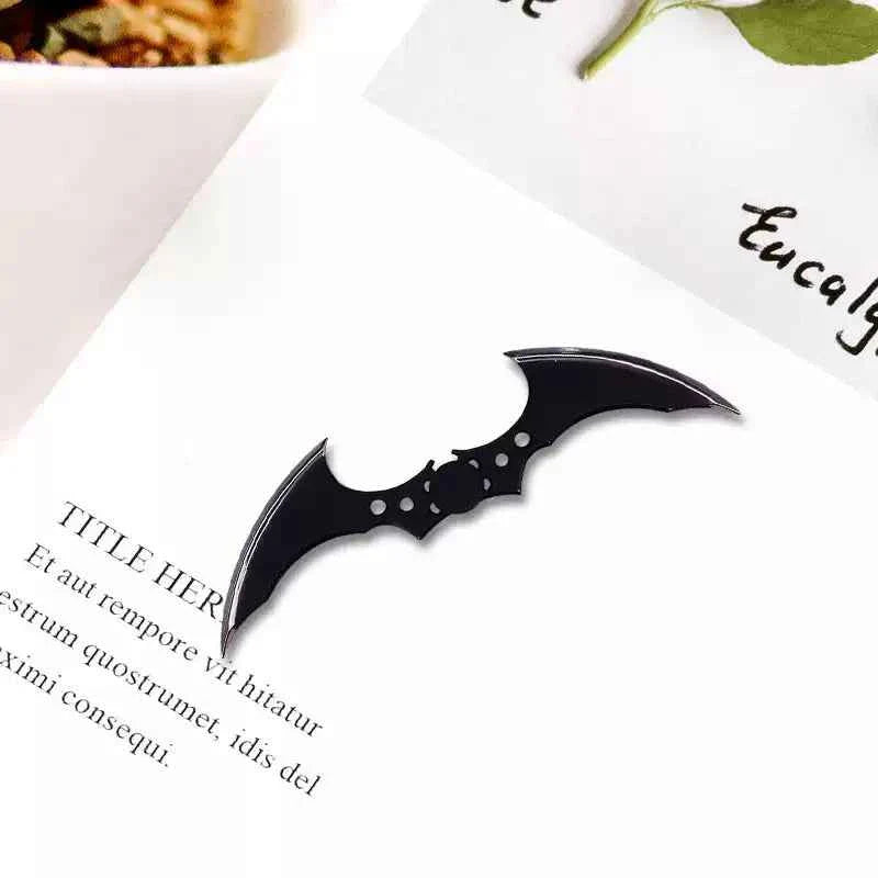 Black Bat Letter Mail Opener Zinc Alloy Unsharpened Blade