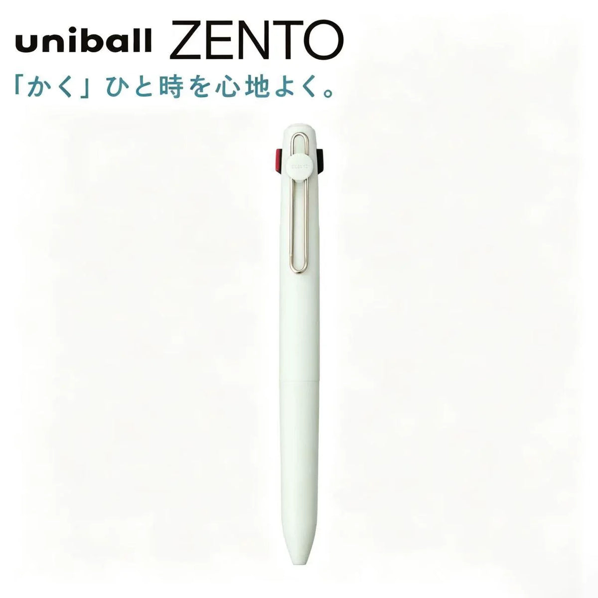 Uni-ball ZENTO 3-Color Gel Pen | Black, Red & Blue Ink | 0.38 / 0.5mm Mint Green 0.38mm