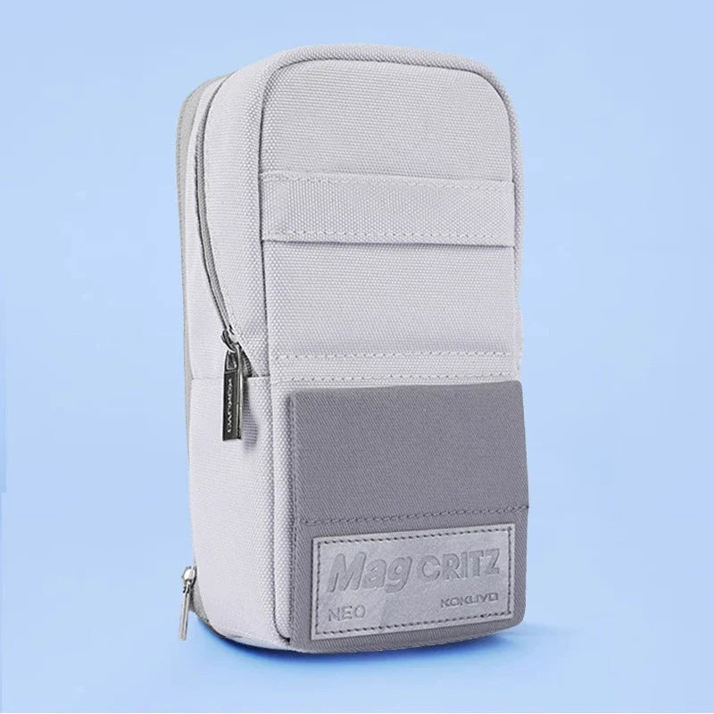 KOKUYO MAG CRITZ NEO 2IN1 Expandable Large Pen Case Light Grey