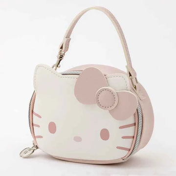 Hello Kitty PU Leather MINI Coin Purse Crossbody Pouch Pink