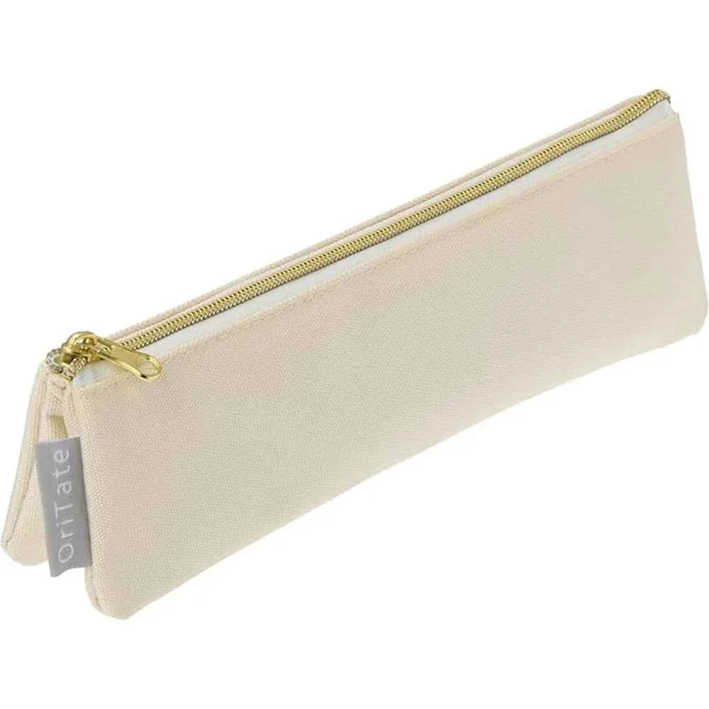 Raymay Fujii Oritate Self-Standing Slim Pen Case Beige