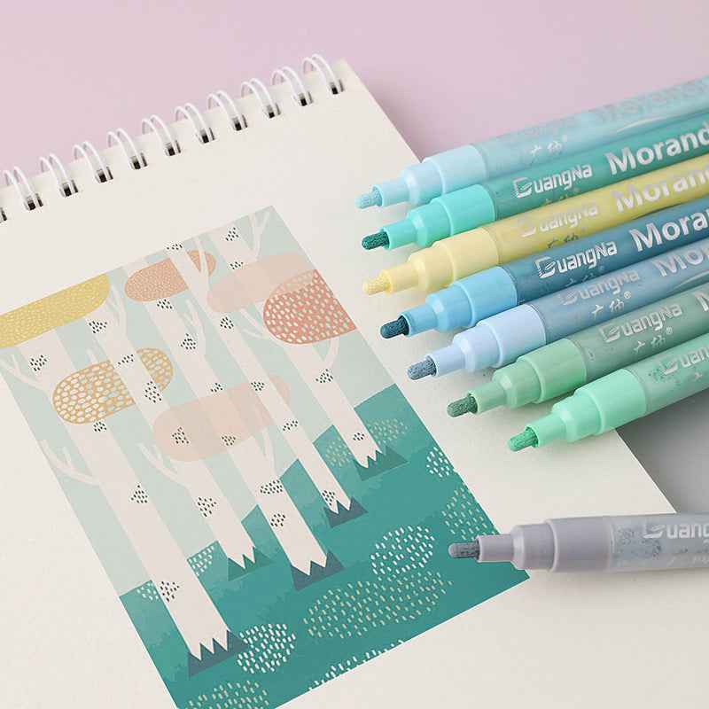 Guangna Morandi Acrylic Paint Pens Fine Tip (1-2mm) 36 Colors