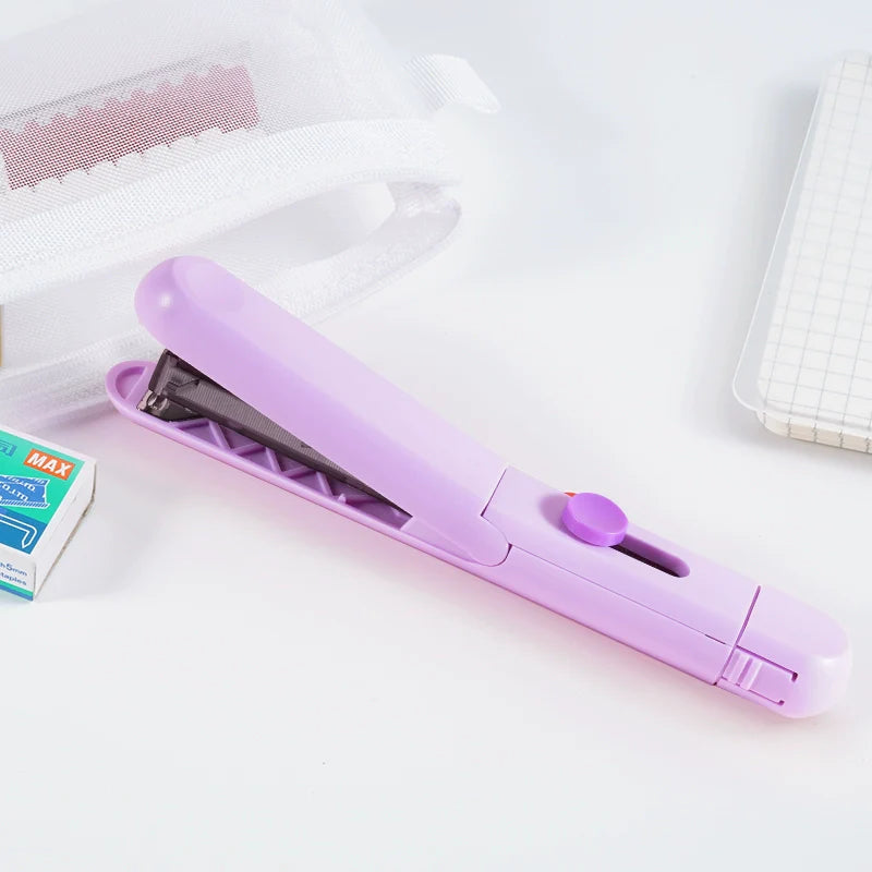 MAX MOTICK Mobile Stick Type Stapler HD-10SK 148mm Purple