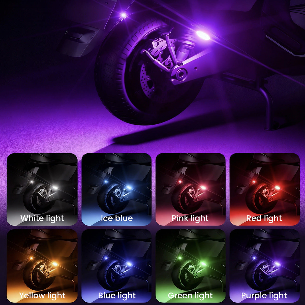 6LEDs Wireless LED Strobe Lights for Car with Remote Control