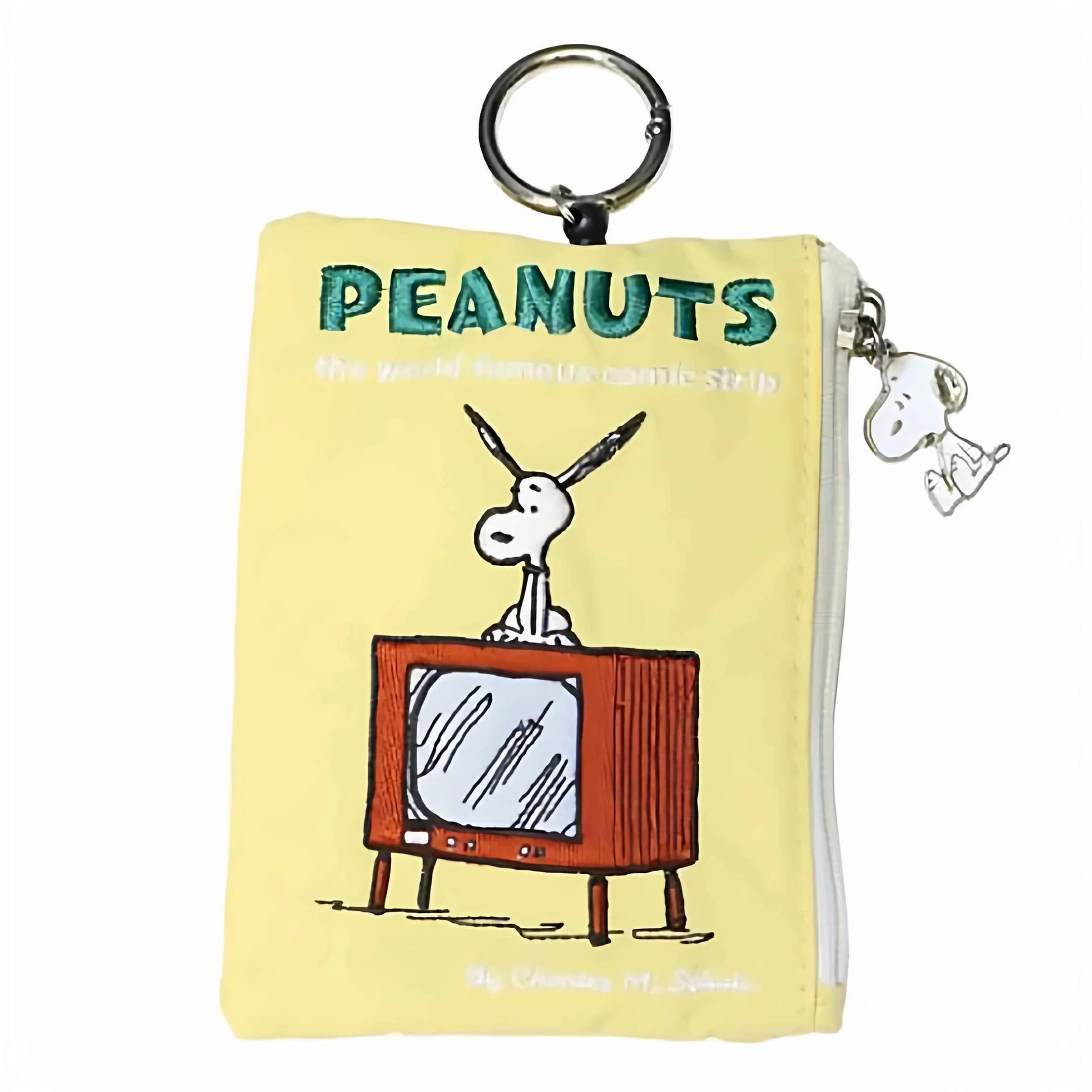 Japanese Kawaii Peanuts Zipper Coin Purse Yellow