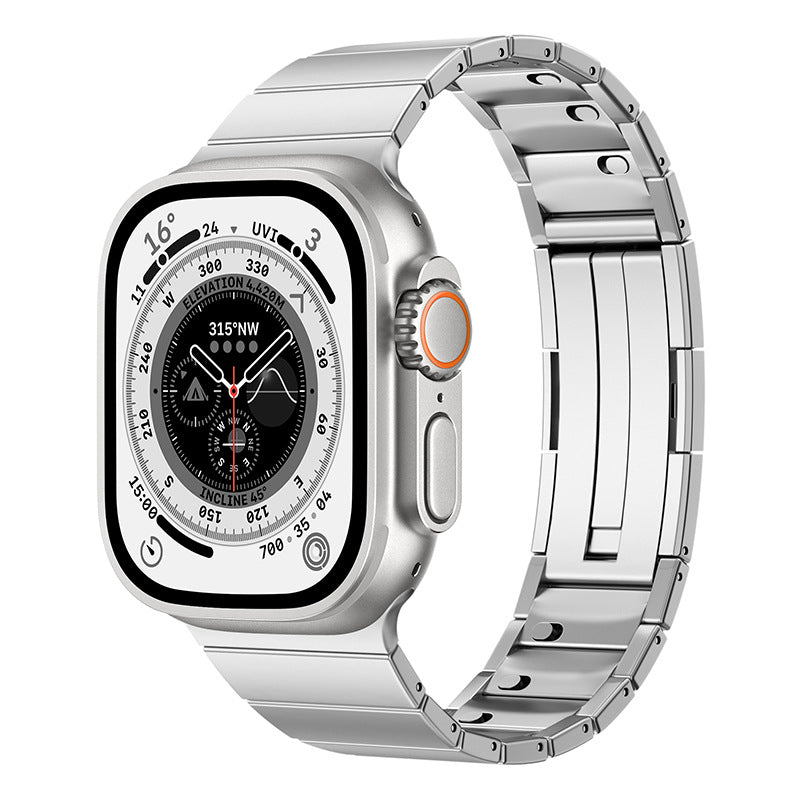 Apple Watch Quick-Release Slim Stainless Steel Band